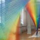 Illustration for article titled It Took 55 Miles of Sewing Thread To Create This Complete Spectrum of Visible Color